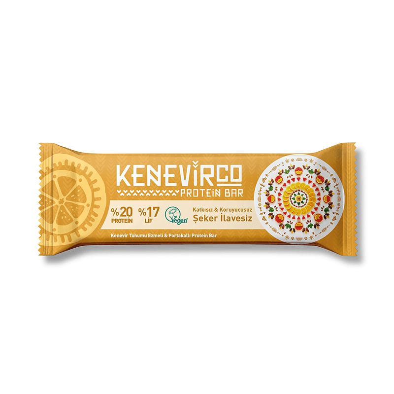KenevirCo Portakallı Protein Bar 40 g x 12 Adet