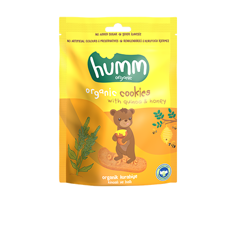 Humm Organic Ballı Kinoalı Kurabiye 55 g