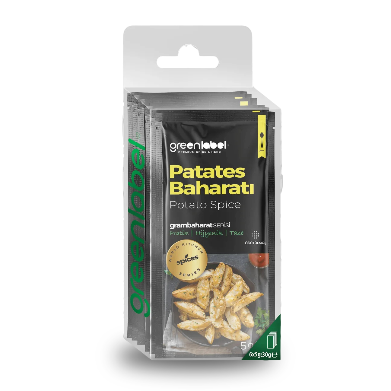 Greenlabel Gram Baharat Patates Baharatı 5 g 6'lı Paket x 12 Adet