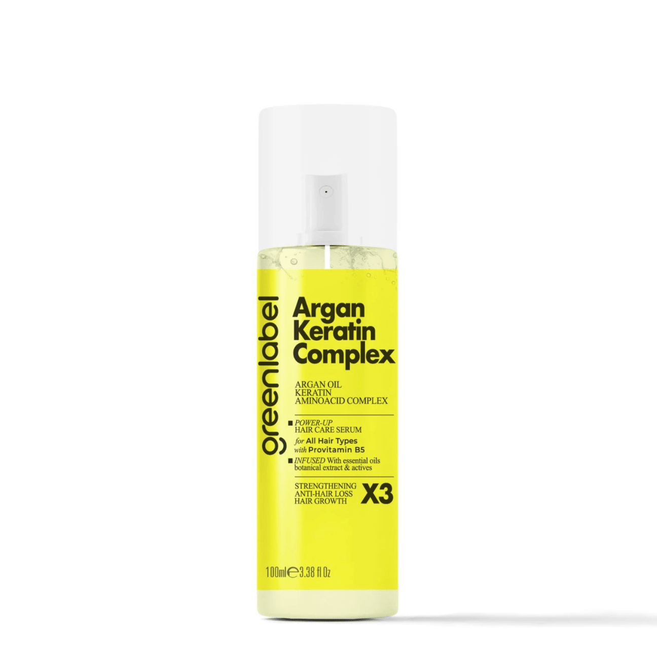 Greenlabel Argan Keratin Durulanmayan Saç Bakım Serumu 100 mL x 12 Adet