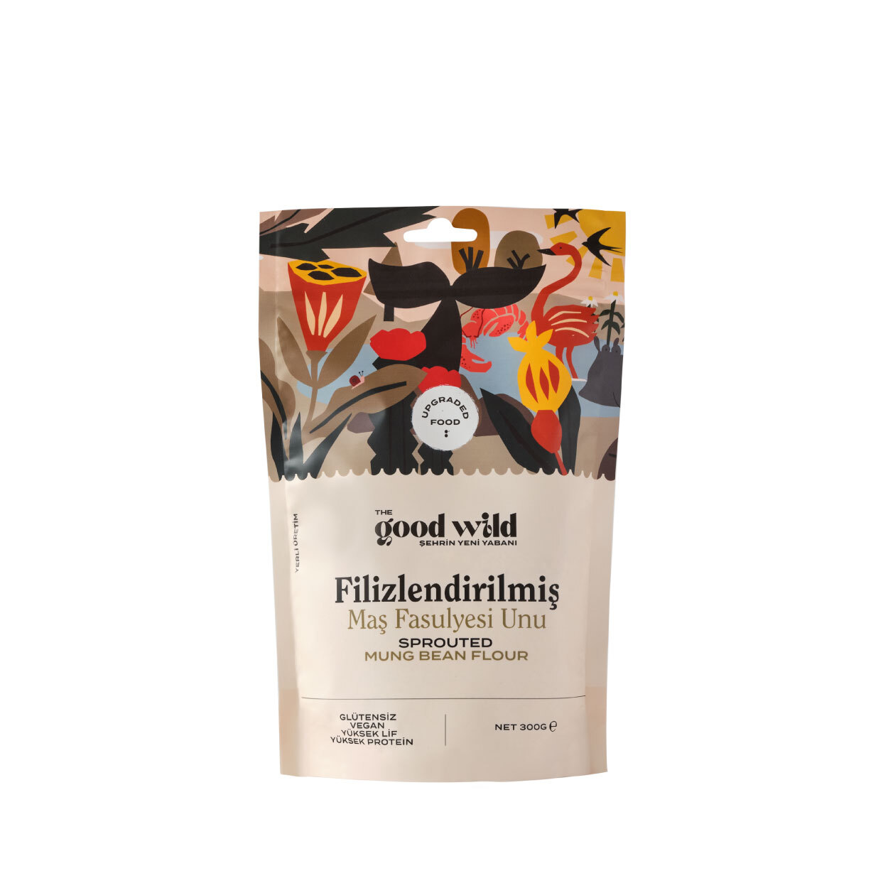 The Good Wild Filizlendirilmiş Maş Fasulyesi Unu 300 g
