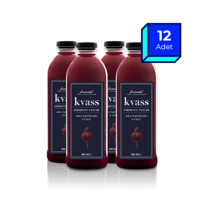 Fermentel Karışık Kvass 990 mL x 12 Adet