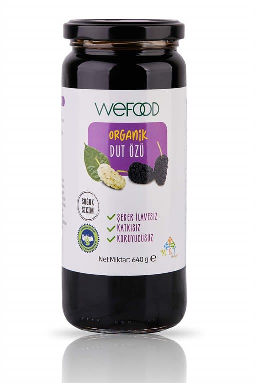 Wefood Soğuk Sıkım Organik Dut Özü 640 g