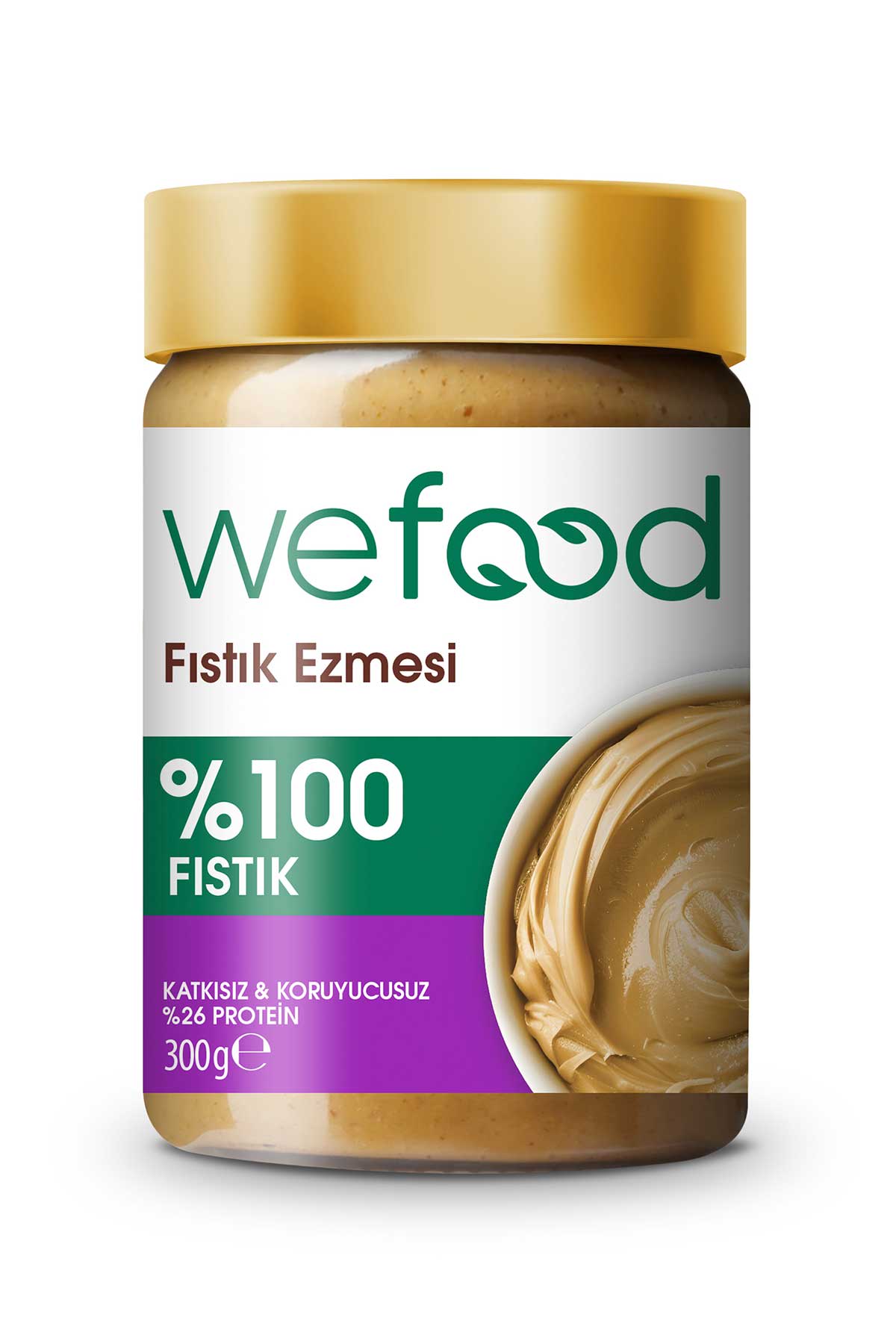 Wefood %100 Sade Fıstık Ezmesi 300 g