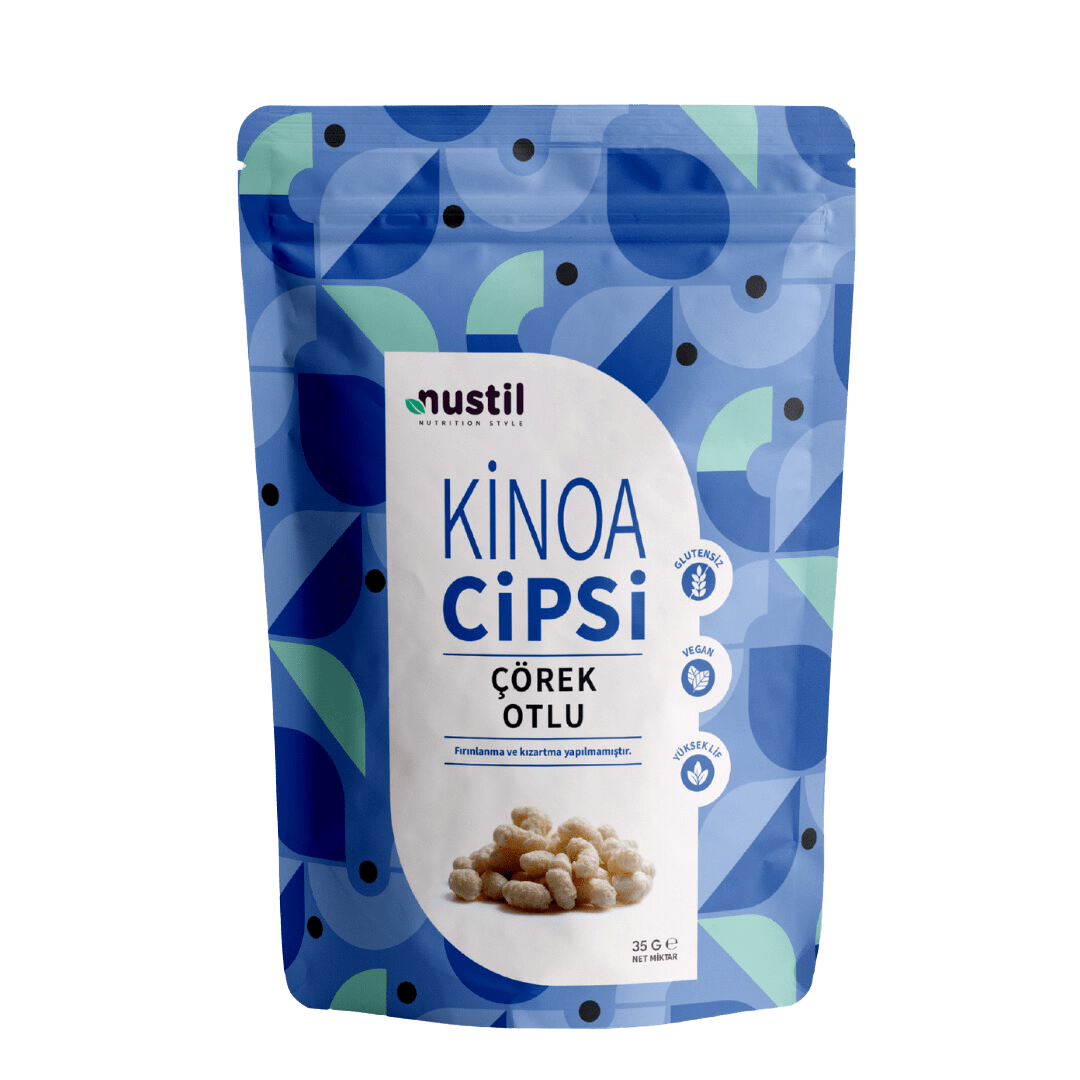 Nustil Glutensiz Kinoa Cipsi Çörekotlu 35 g x 12 Adet