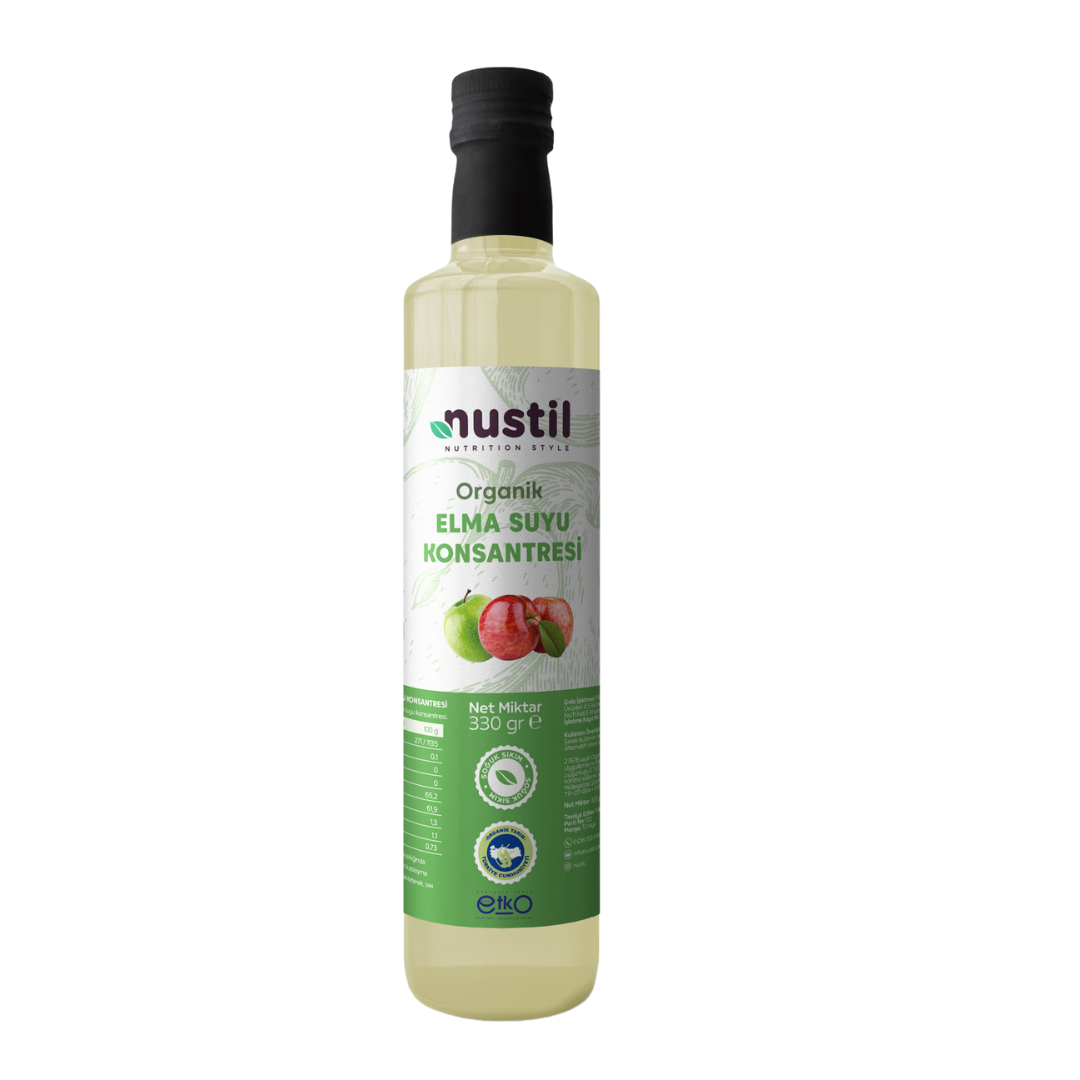 Nustil Organik Elma Suyu Sonsantresi 330 g x 6 Adet