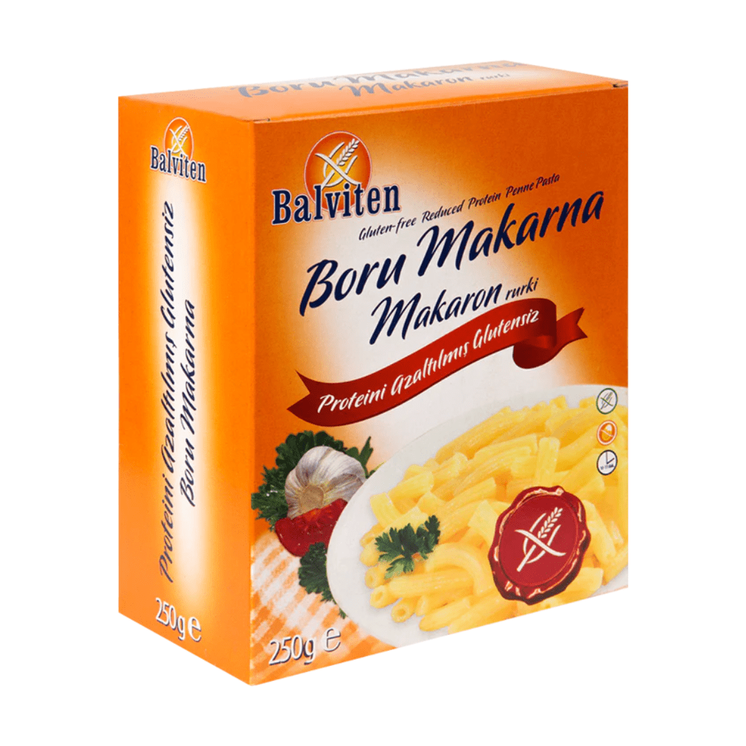 Balviten Glutensiz ve Düşük Proteinli Boru Makarna - Makaron Rurki 250 g  x 6 Adet