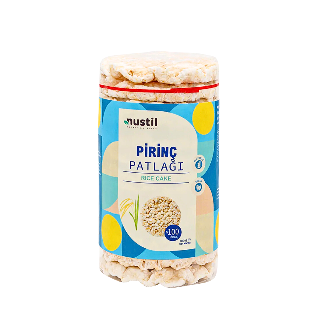 Nustil Glutensiz Pirinç Patlağı 100 g x 12 Adet