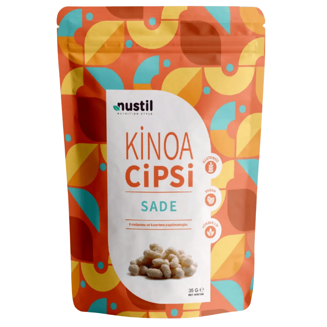 Nustil Glutensiz Kinoa Cipsi 35 g x 12 Adet