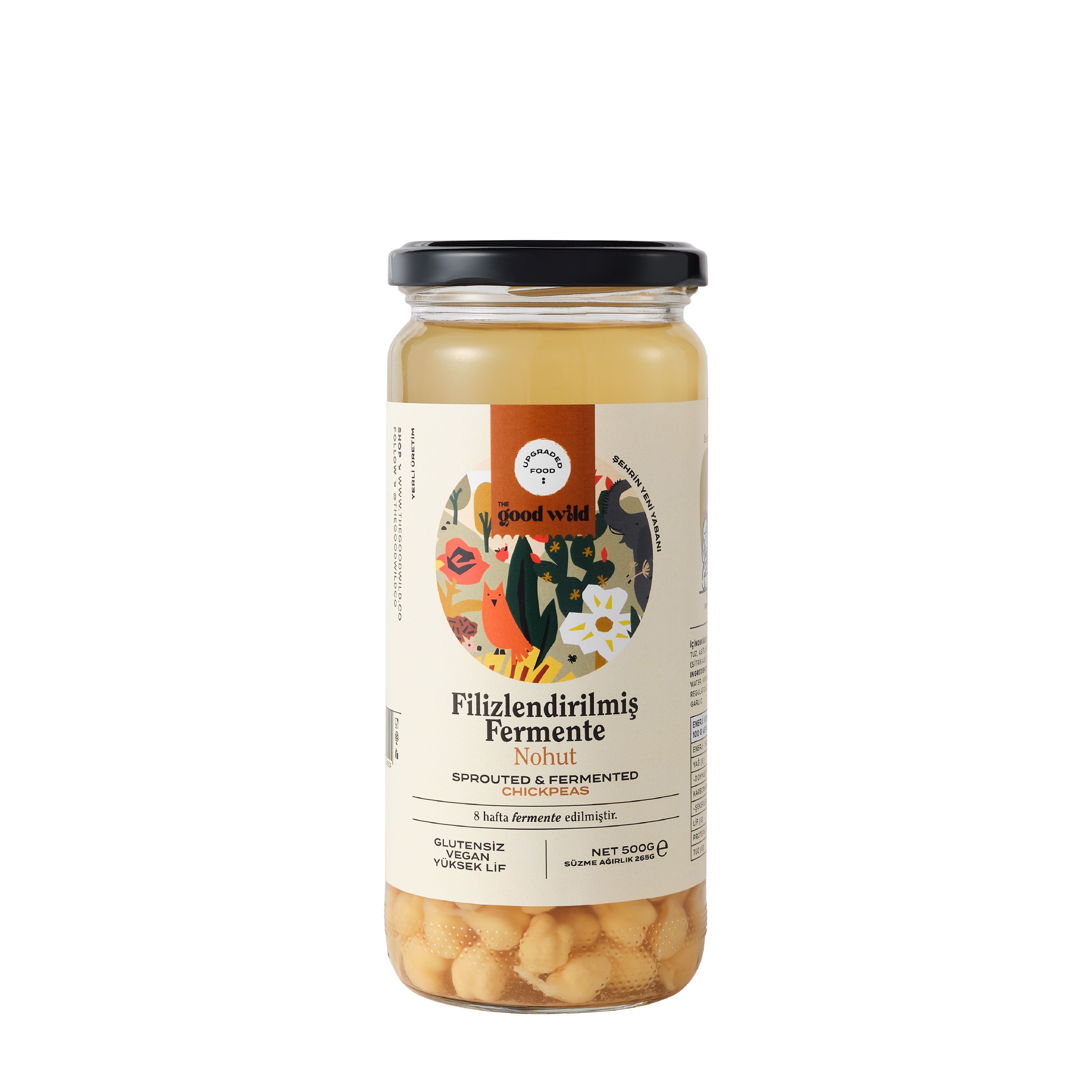 The Good Wild Filizlendirilmiş Fermente Nohut 500 g