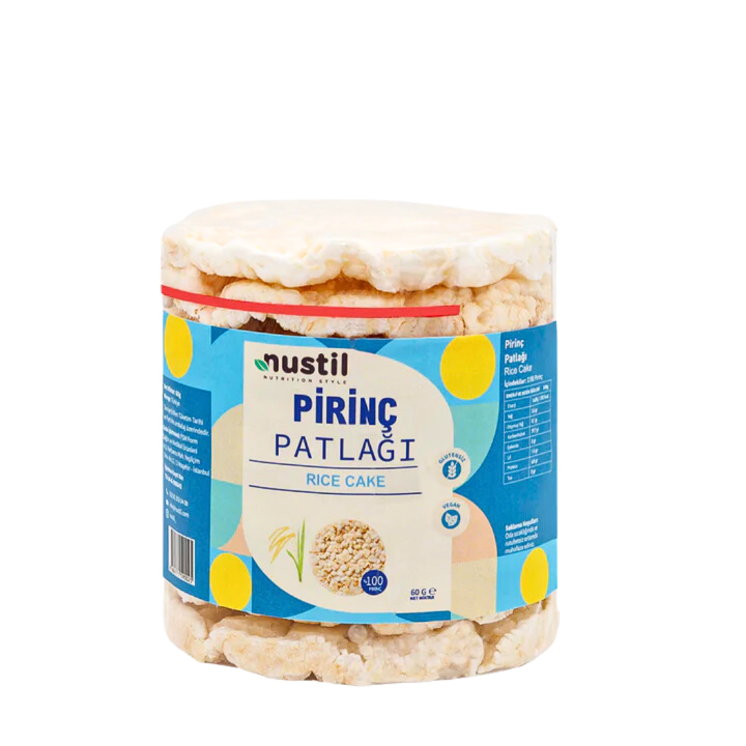 Nustil Glutensiz Pirinç Patlağı 60 g x 12 Adet