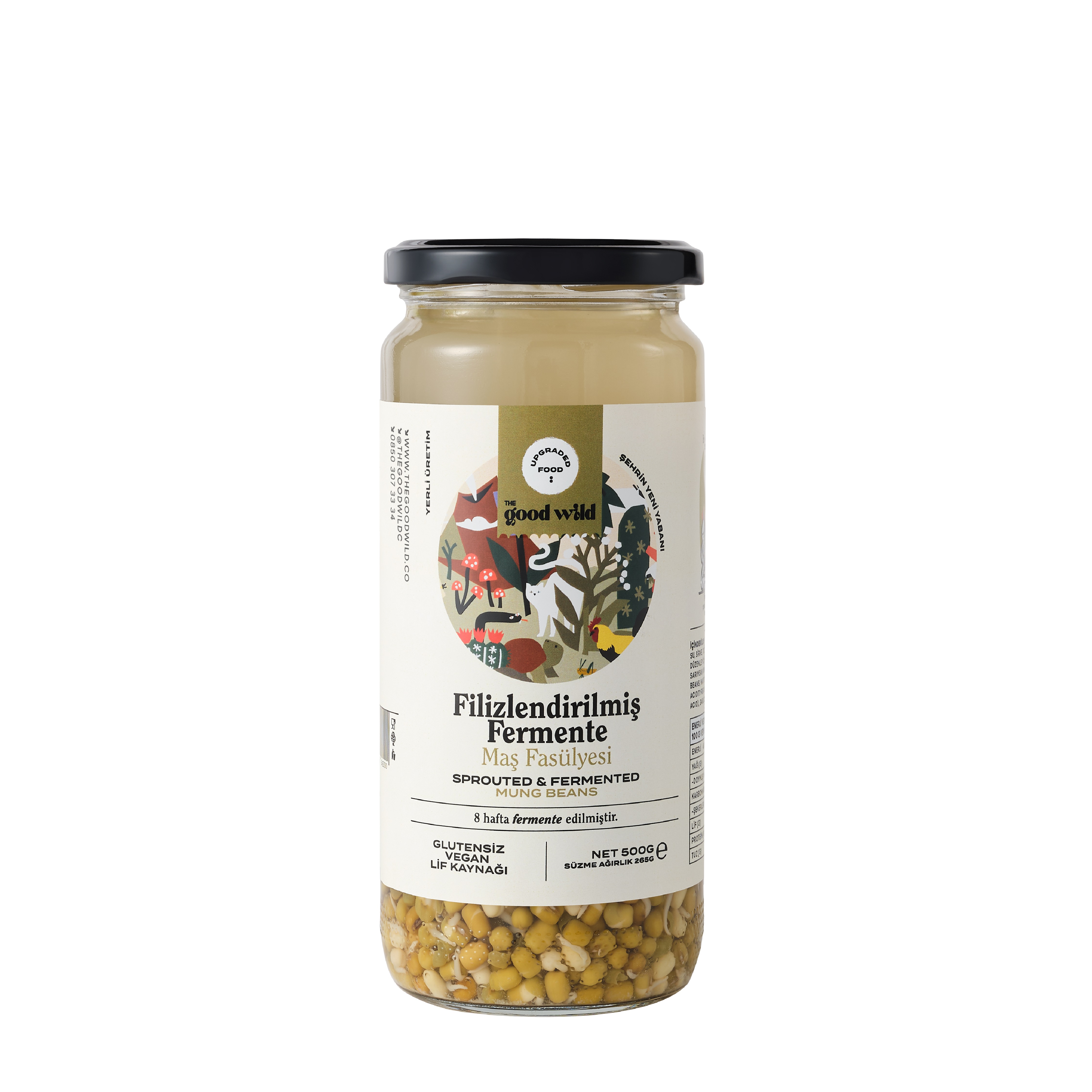 The Good Wild Filizlendirilmiş Fermente Maş Fasulyesi 500 g