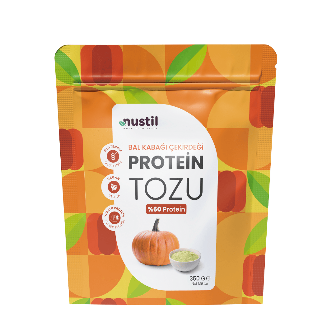 Nustil Glutensiz Bal Kabağı Çekirdeği Proteini Tozu 350 g x 3 Adet