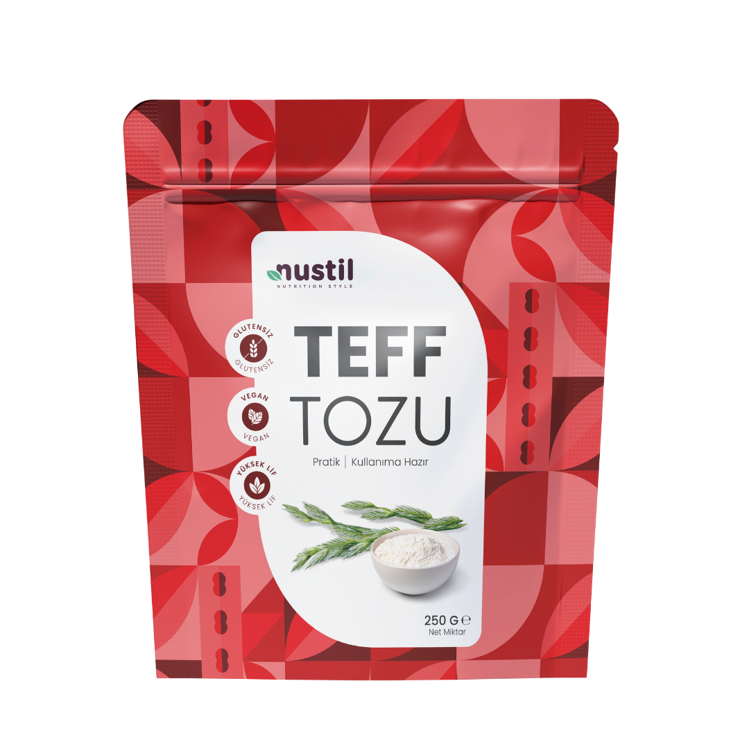 Nustil Glutensiz Teff Tozu 250 g x 3 Adet