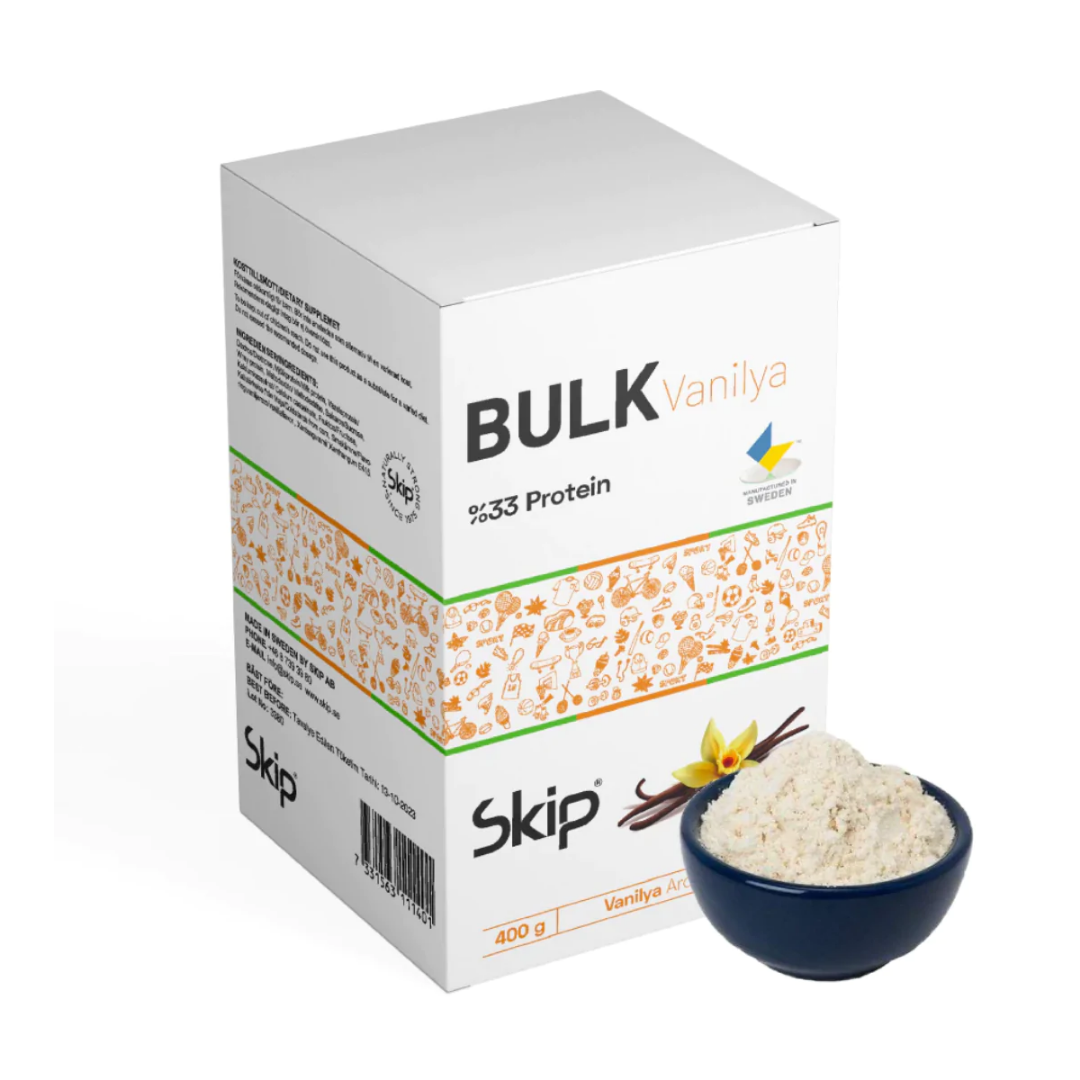Bulk Proteince Zenginleştirilmiş Vanilyalı 400 g İçecek Tozu x 3 Adet