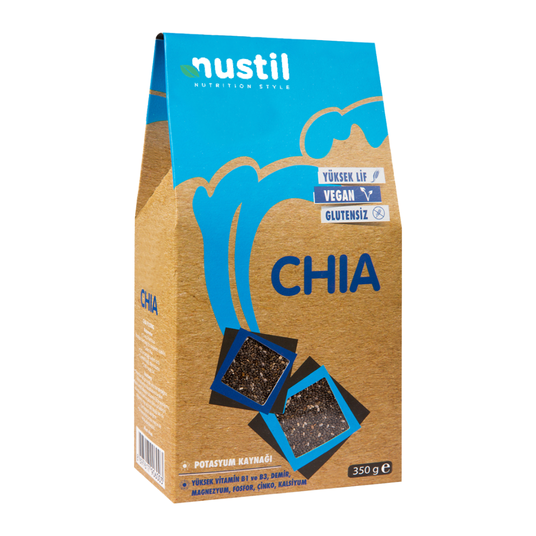 Nustil Glutensiz Chia Tohumu 350 g x 6 Adet