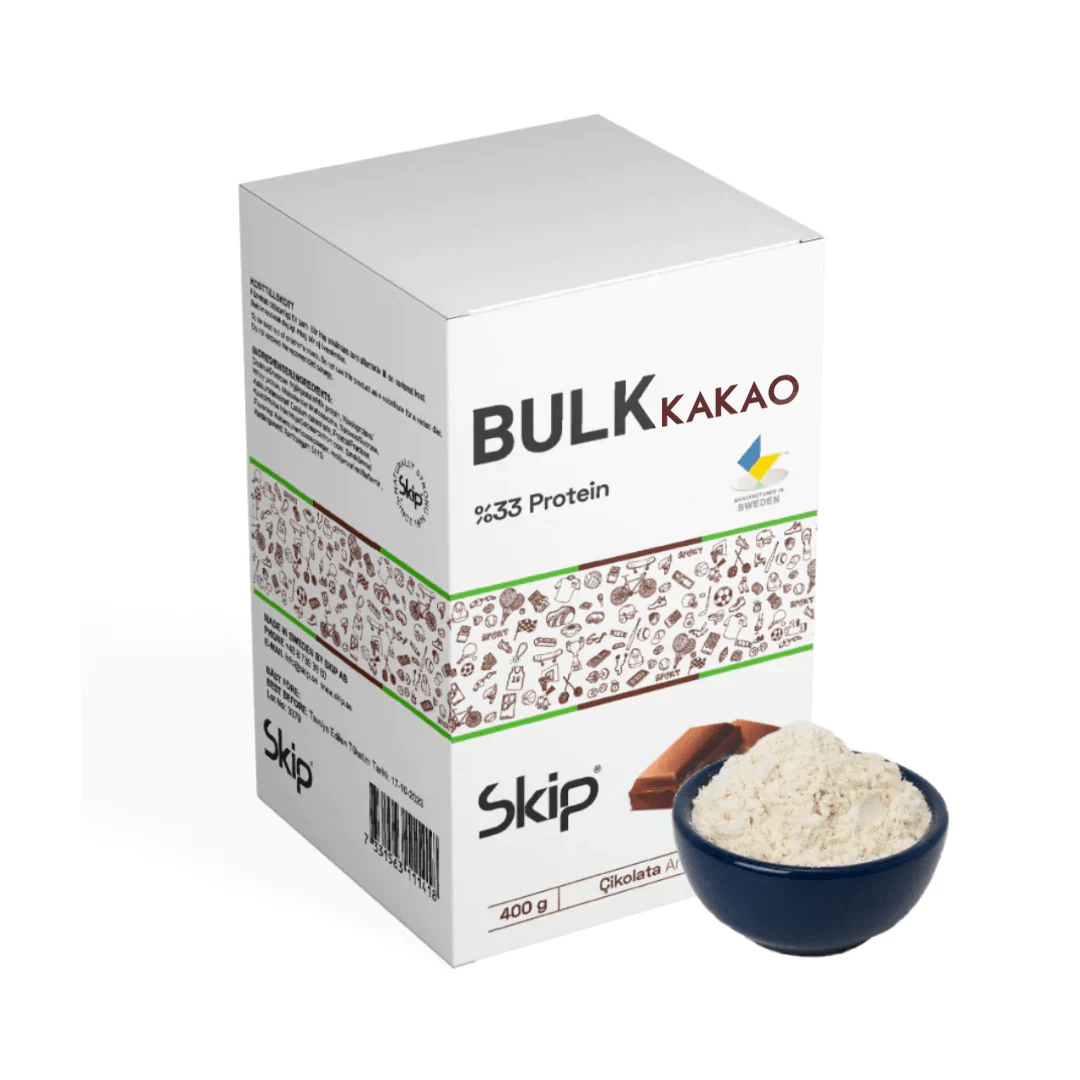 Bulk Proteince Zenginleştirilmiş Çikolatalı 400 g İçecek Tozu x 3 Adet