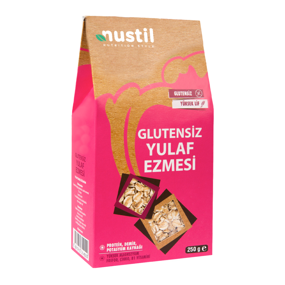 Nustil Glutensiz Yulaf Ezmesi 250 g x 6 Adet