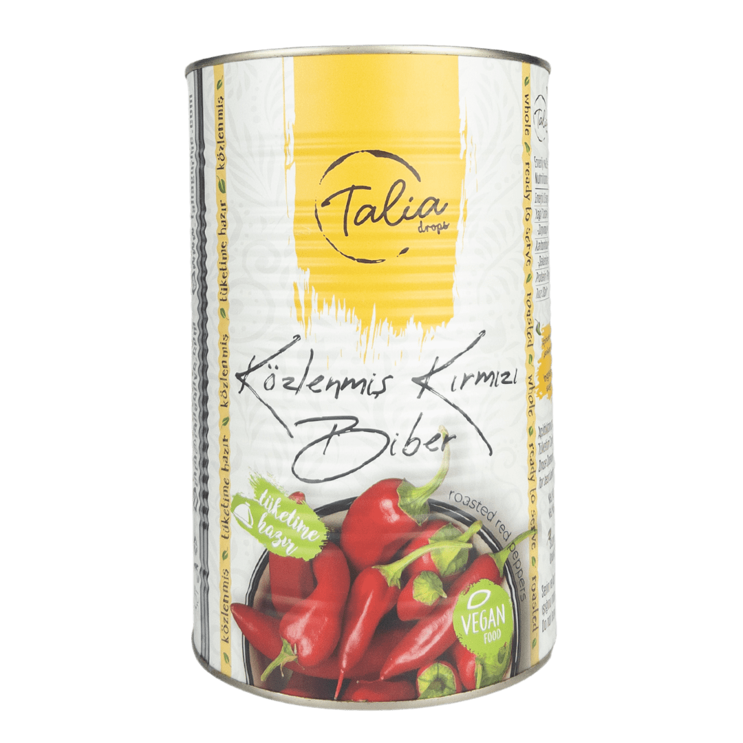 Talia Közlenmiş Kırmızı Biber 4,25 kg x 3 Adet