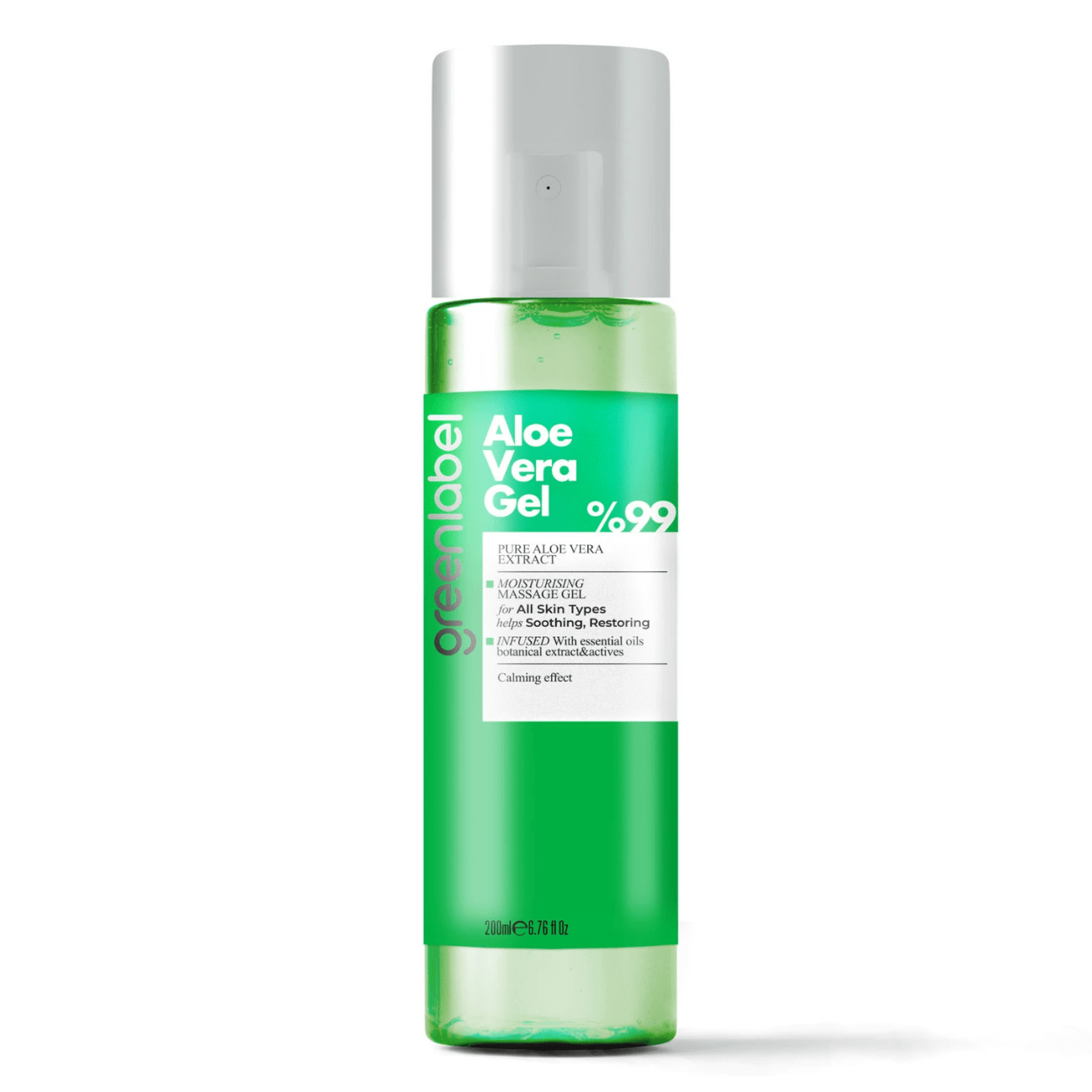 Greenlabel Aloe Vera Gel Aloe Vera Vücut Bakım Jeli 200 mL x 12 Adet