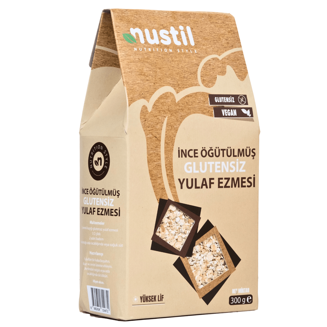 Nustil Glutensiz İnce Öğütülmüş Yulaf Ezmesi 300 g x 6 Adet