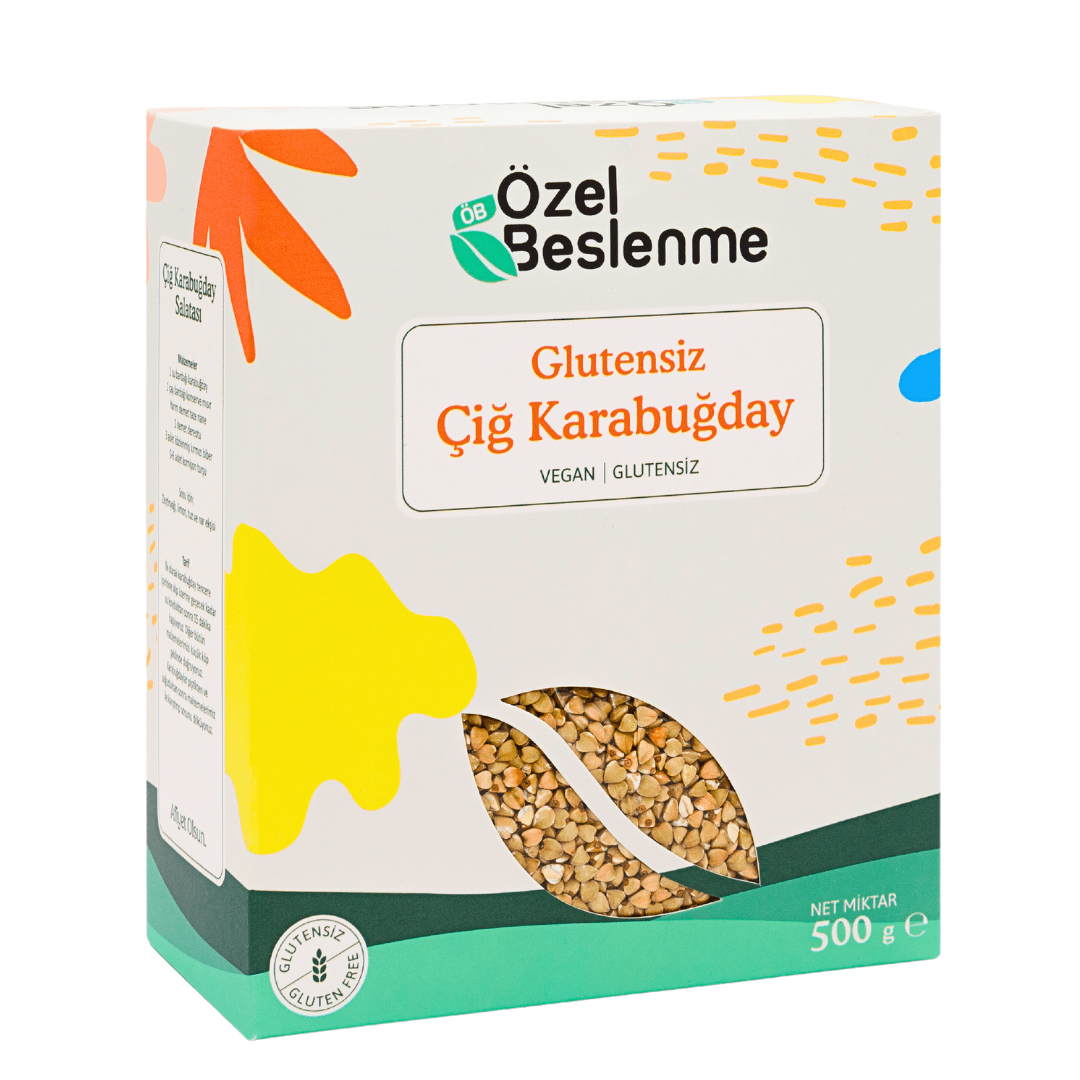 Özel Beslenme Çiğ Karabuğday Tane 500 g x 6 Adet