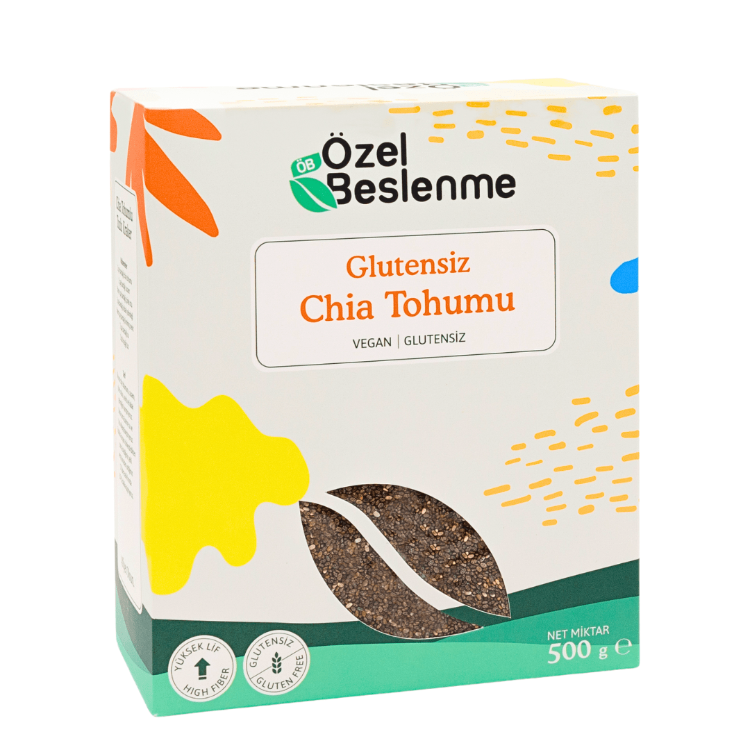 Özel Beslenme Glutensiz Chia Tohumu 500 g x 6 Adet
