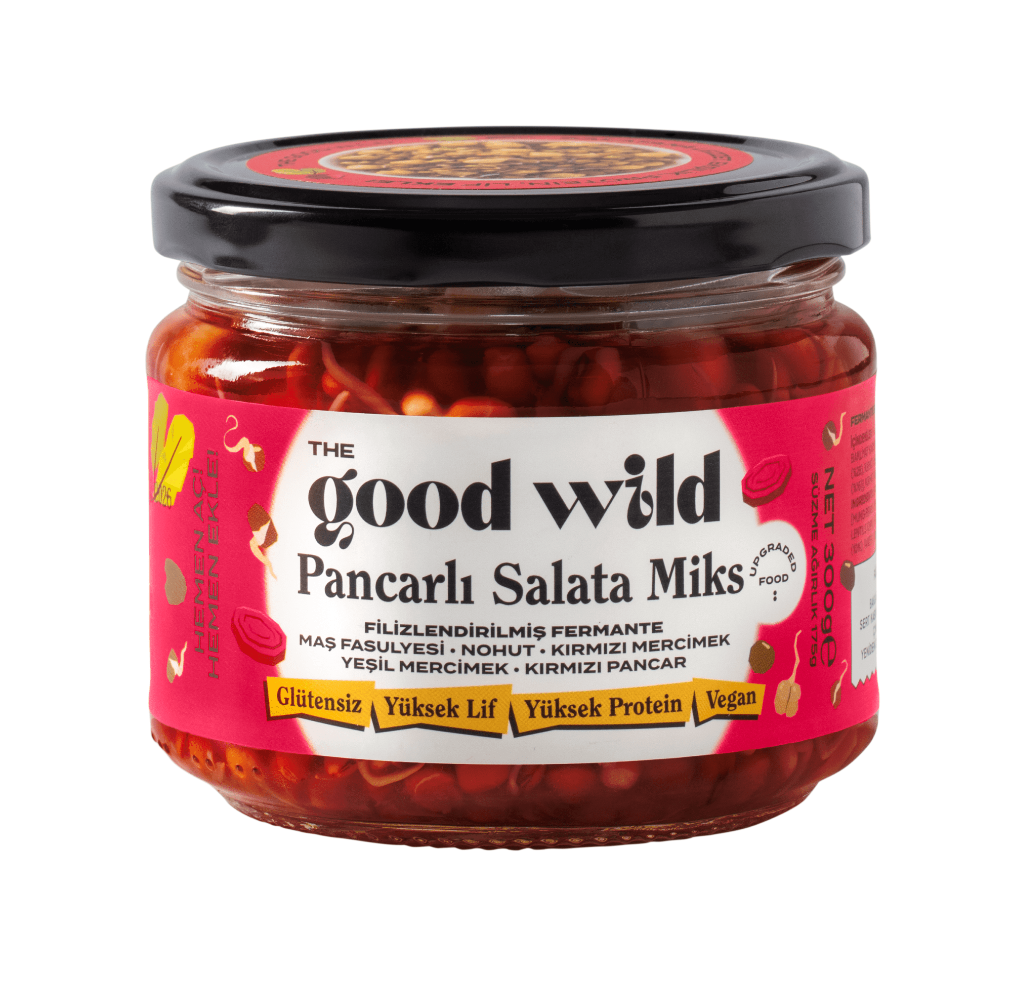 The Good Wild Filizlendirilmiş Fermante Salata Miks Pancarlı 300 g