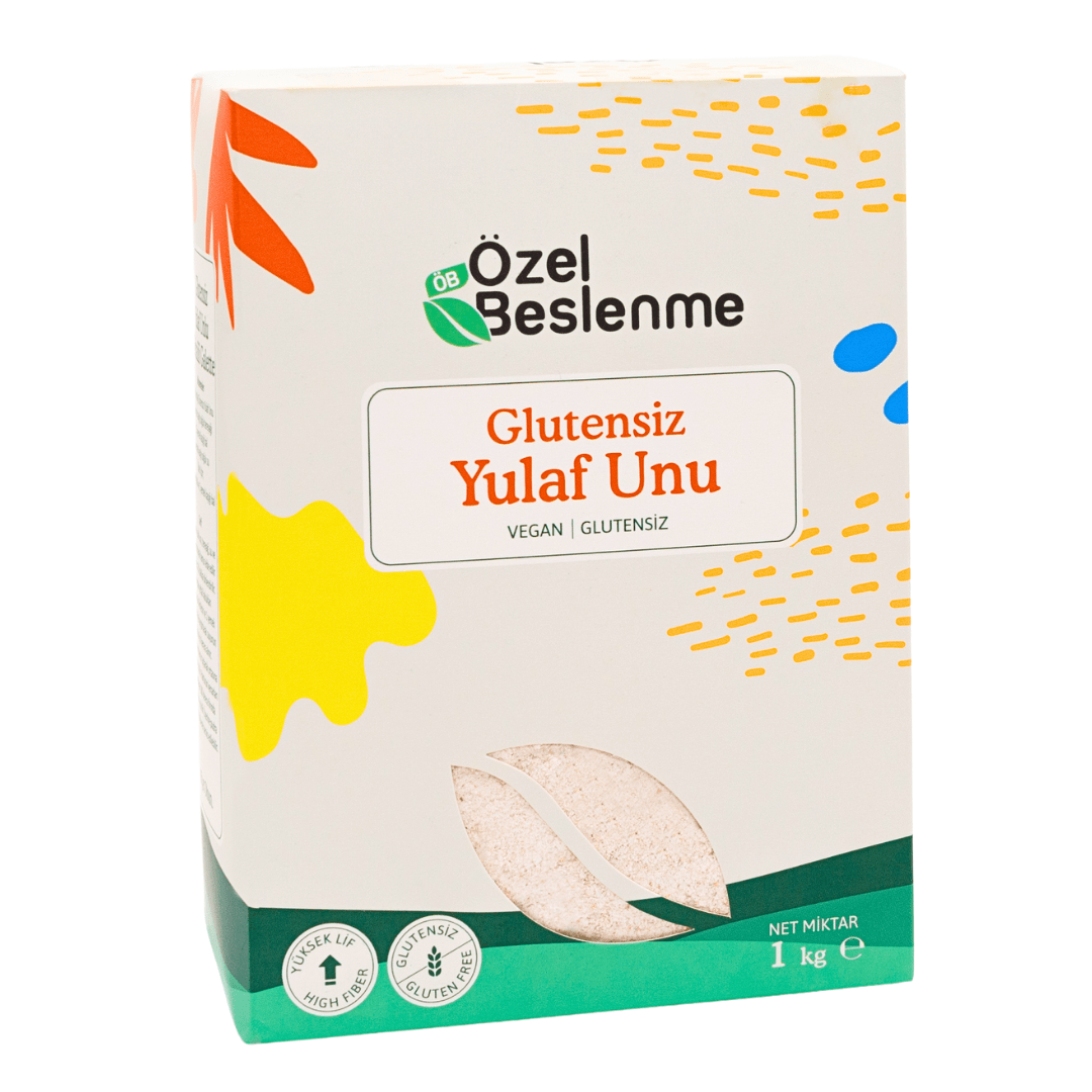 Özel Beslenme Glutensiz Yulaf Unu 1000 g x 3 Adet