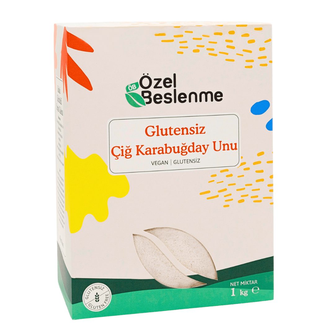 Özel Beslenme Glutensiz Çiğ Karabuğday Unu 1000 g x 3 Adet