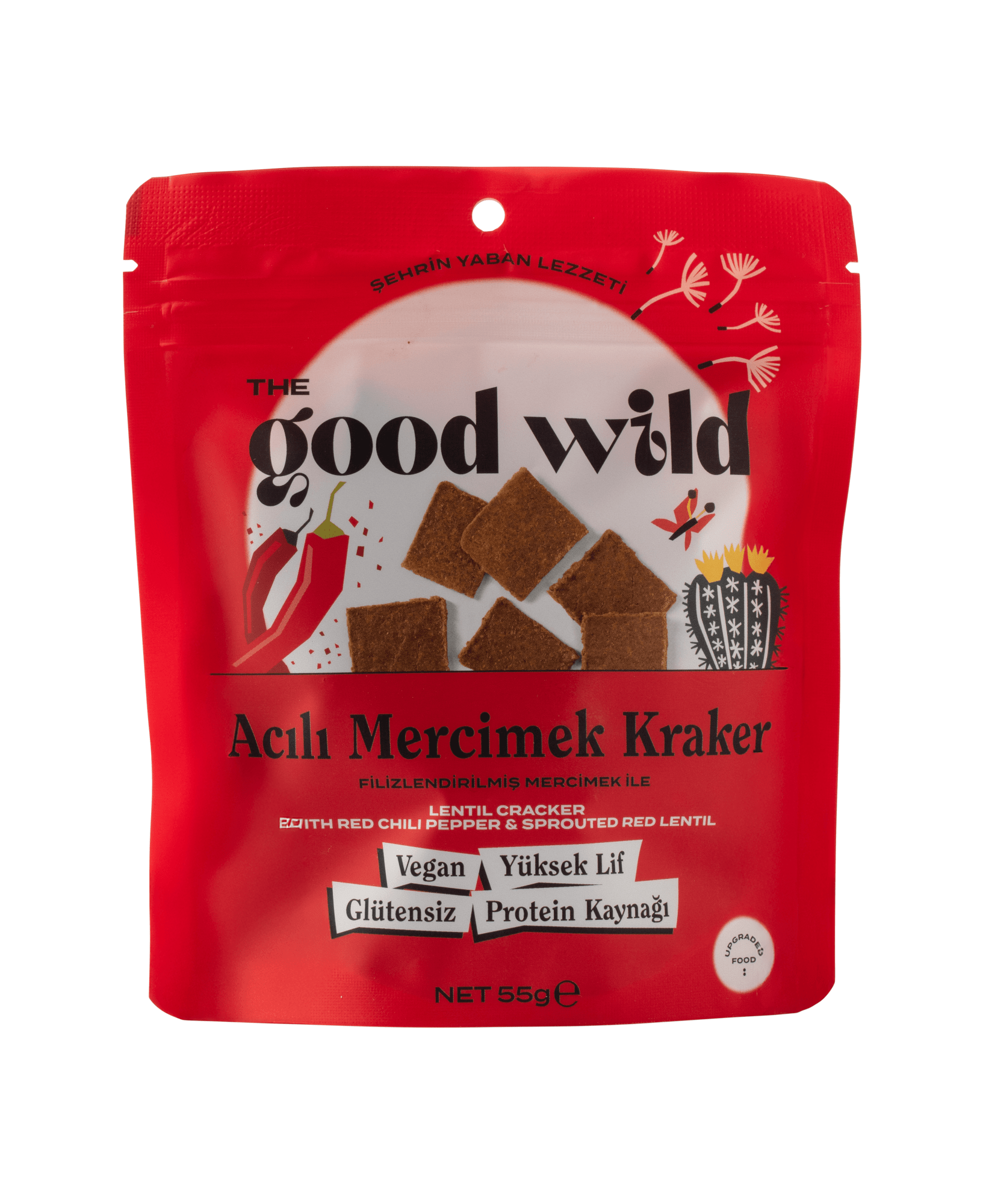 The Good Wild Acılı Mercimek Kraker 55 g